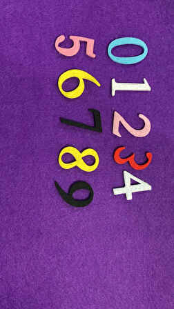 KEÇE SAYI 3  SİYAH (5 ADET)