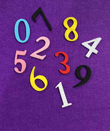 KEÇE SAYI 3  SİYAH (5 ADET)