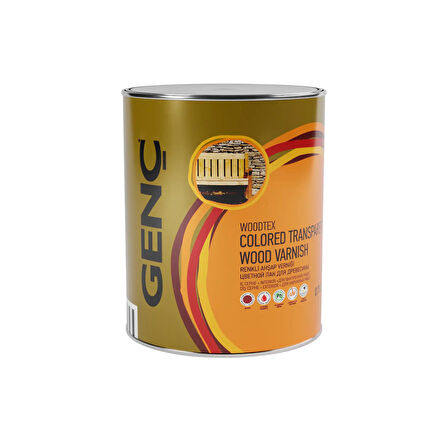 Genç Renkli Ahşap Vernik 6916 Yeşil 0.75 l
