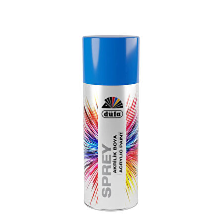 Düfa Floresan Sprey Boya 0524 Floresan Boncuk Mavi 400 ml