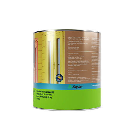 Woodsol Pigmenta Elastik Sonkat Ahşap Boyası 2704 Giallo 2.5 l