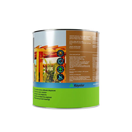 Woodsol Gemina Dış Mekan Ahşap Jel Vernik 1567 Afromosia 2.5 l