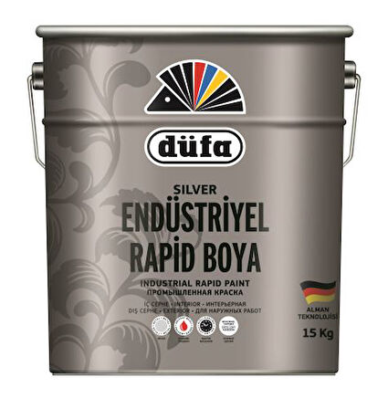 Düfa Rapid Endüstriyel Boya Mat Ral 9011 Siyah 15 Kg