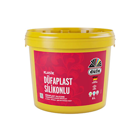 Düfa Klasik Düfaplast Silikonlu İç Cephe Duvar Boyası 2155 Soğuk Beyaz 6 l