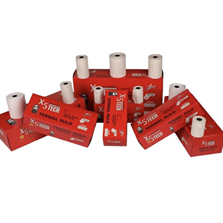 BK Etiket X5 Tech Termal Yazar Kasa Pos Rulosu 56x16 mt (5 Paket 50 Rulo)