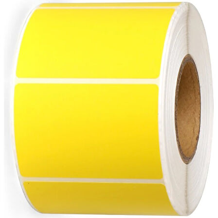 Stilo Termal Barkod Etiketi 40X60 500Lü Sarı - 3 adet
