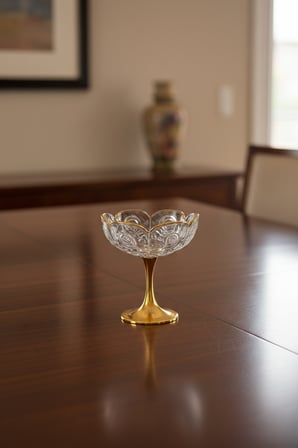Rose Metal Ayaklı Sunumluk 6 Lı Gold