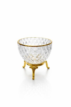 Diamond Metal 3 Ayaklı Sunumluk 6 Lı Gold