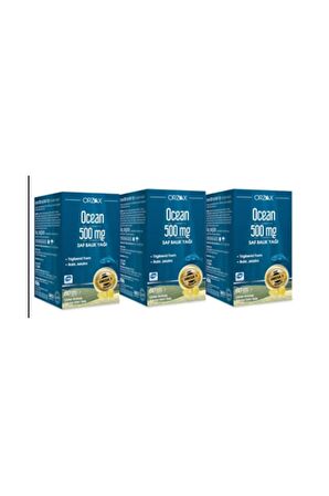 Ocean 500 Mg Saf Balık Yağı 60 Kapsül 3'lü Paket