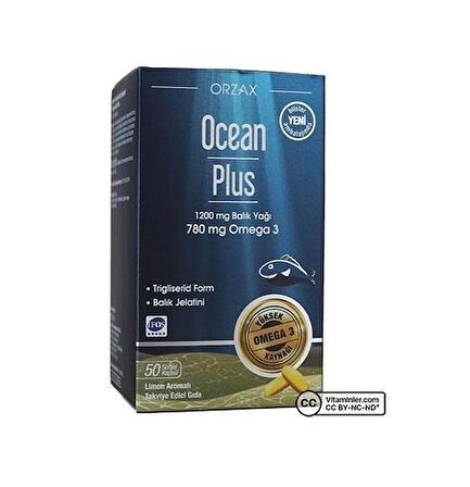 Ocean Plus Omega3 1200 Mg-50 Kapsül-SKT:03/2026