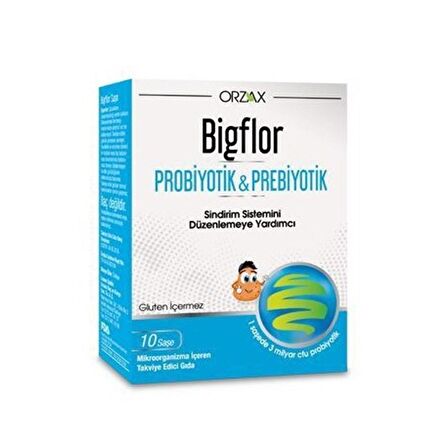 Orzax Bigflor Probiyotik 10 Saşe