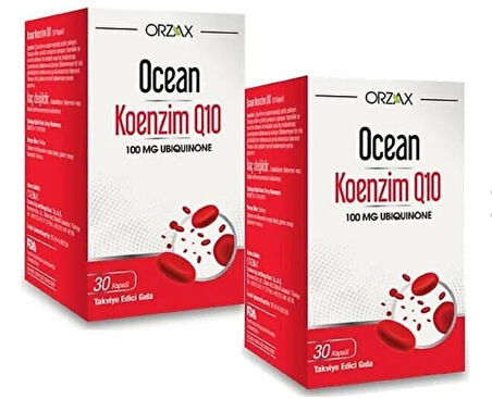 Ocean Koenzim Q10 100 mg 30 Kapsül 2'li