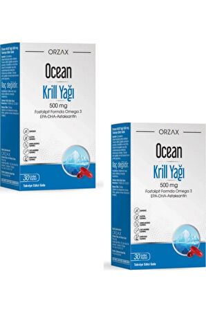 Ocean Krill Oil 500 Mg 30 Kapsül 2 Adet