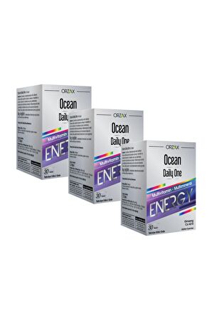 Ocean Daily One Energy 30 Tablet 3 Kutu