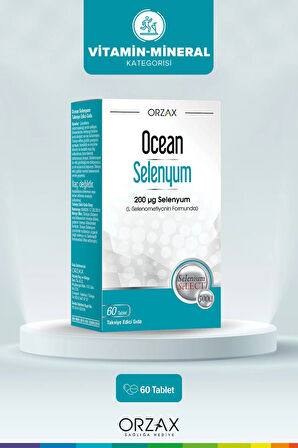 Ocean Selenyum 200 Mcg 60 Tablet x 2 Adet