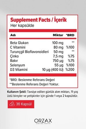 İmunol Complex 30 Kapsül x 3 Adet