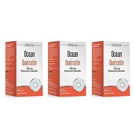 Orzax Ocean Quercetin 60 Kapsül X 3