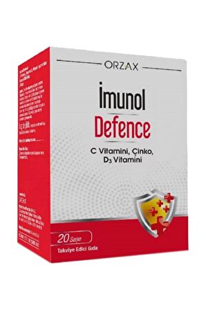 Orzax Ocean İmunol Defence Takviye Edici Gıda 20 Saşe