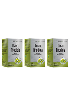 Ocean Rhodiola 250 Mg 30 Kapsül x 3 Adet