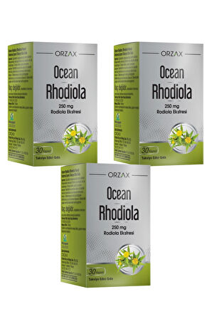 Ocean Rhodiola 250 Mg 30 Kapsül x 3 Adet