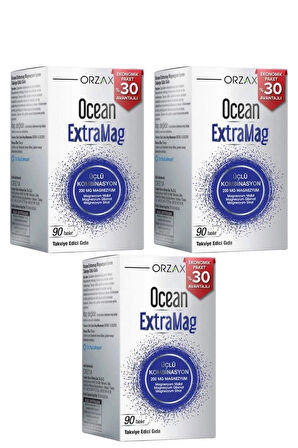 Ocean Extramag 90 Tablet x 3 Adet