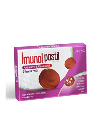 İmunol Karamürver & Çilek 12 Pastil