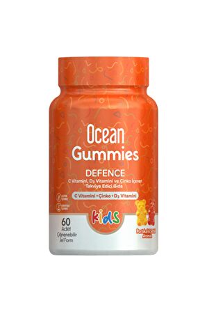 Ocean Gummies Defence 60 Adet Çiğnenebilir Form