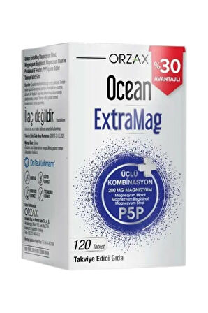 Ocean Extramag 120 Tablet x 2 Adet
