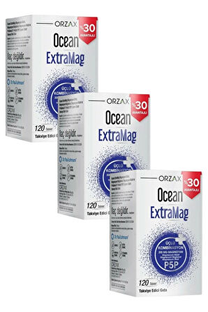Ocean Extramag 120 Tablet x 3 Adet