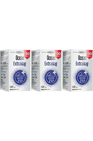 Ocean Extramag 120 Tablet x 3 Adet