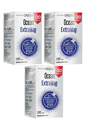Ocean Extramag 120 Tablet x 3 Adet