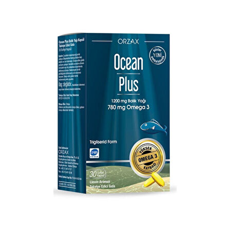 Ocean Plus 3 Al 2 Öde 1200 Mg Balık Yağı 90 Kapsül - Limon Aromalı 