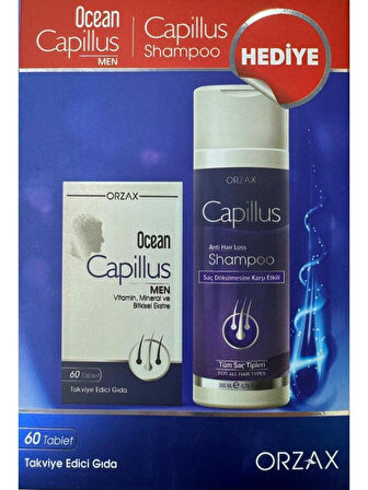 Ocean Capillus Men 60 Tablet + Capillus Şampuan 200 ml Hediyeli