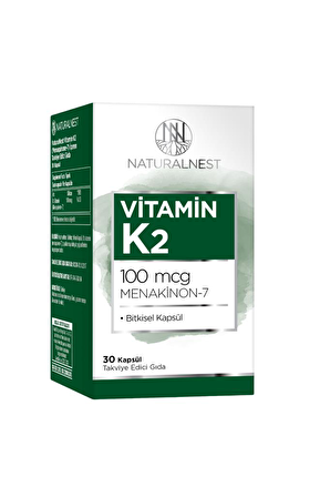 Naturalnest Vitamin K2 30 Kapsül