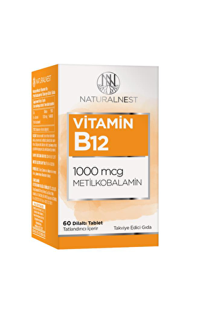 Naturalnest Vitamin B12 60 Dilaltı Tablet