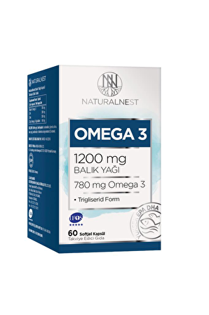 Naturalnest Omega 3 1200 Mg 60 Kapsül