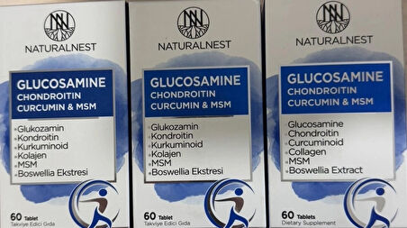 GLUCOSAMİNE,CHONDROITIN,CURCUMIN,MSM 3 AL 2 ÖDE