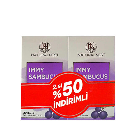 Naturalnest Immy Sambucus 2x20 Kapsül