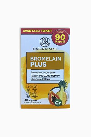 Naturalnest Bromelain Plus 90 Kapsül