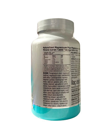 Naturalnest Magnezyum Plus 90 Tablet