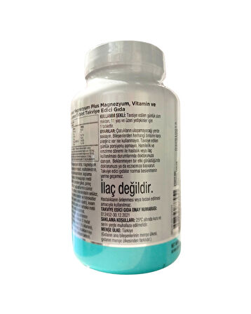 Naturalnest Magnezyum Plus 90 Tablet