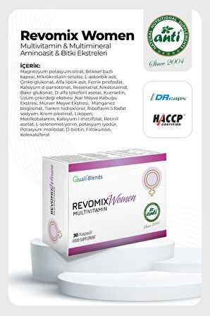 Revomix Women ( Kadınlara Özel Multivitamin , Mineral Takviyesi )