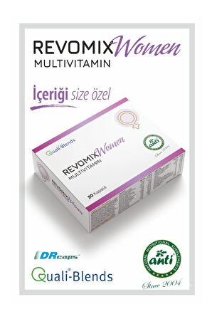 Revomix Women ( Kadınlara Özel Multivitamin , Mineral Takviyesi )