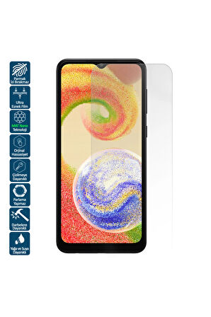 Samsung Galaxy A04 Core Nano Ekran Koruyucu Kırılmaz Cam - Ince Ve Esnek