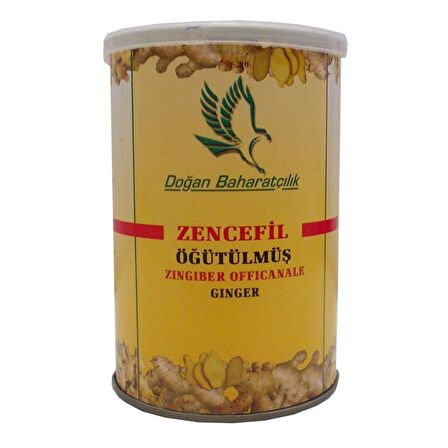 Doğal Öğütülmüş Zencefil 150 Gr Teneke Kutu