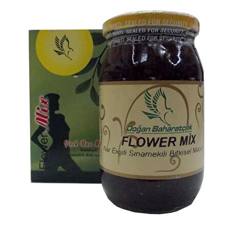 Flower Mix Nar Ekşili Sinamekili Macunu Cam Kavanoz 450 Gr