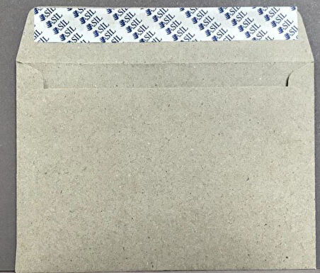ASİL 11.4x16.2 KRAFT ELVAN MEKTUP ZARFI 90gr SİLİK 50 Lİ