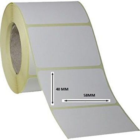 Terazi Etiketi 40 mm X 58 mm / 500 Sarım (10 Adet)