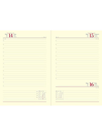 Gıpta 2026 Spiralli Günlük Ajanda 20x28 cm 419-SEK Sarı