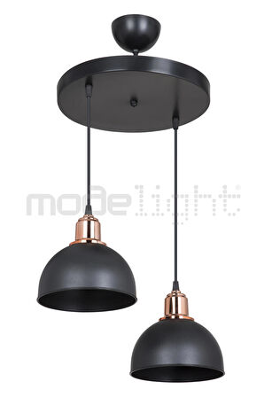 BELLA 2Lİ AVİZE SİYAH SALON-OTURMA ODASI-ÇOCUK ODASI-YEMEK-YATAK ODASI--ANTRE-MUTFAK